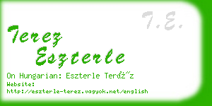 terez eszterle business card